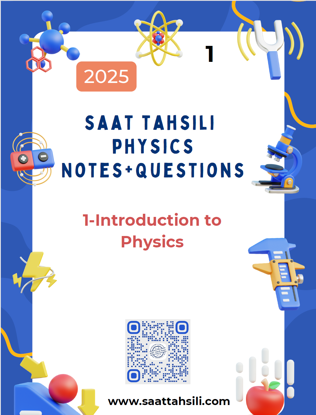 SAAT Tahsili Physics: Comprehensive Notes and Questions Booklet