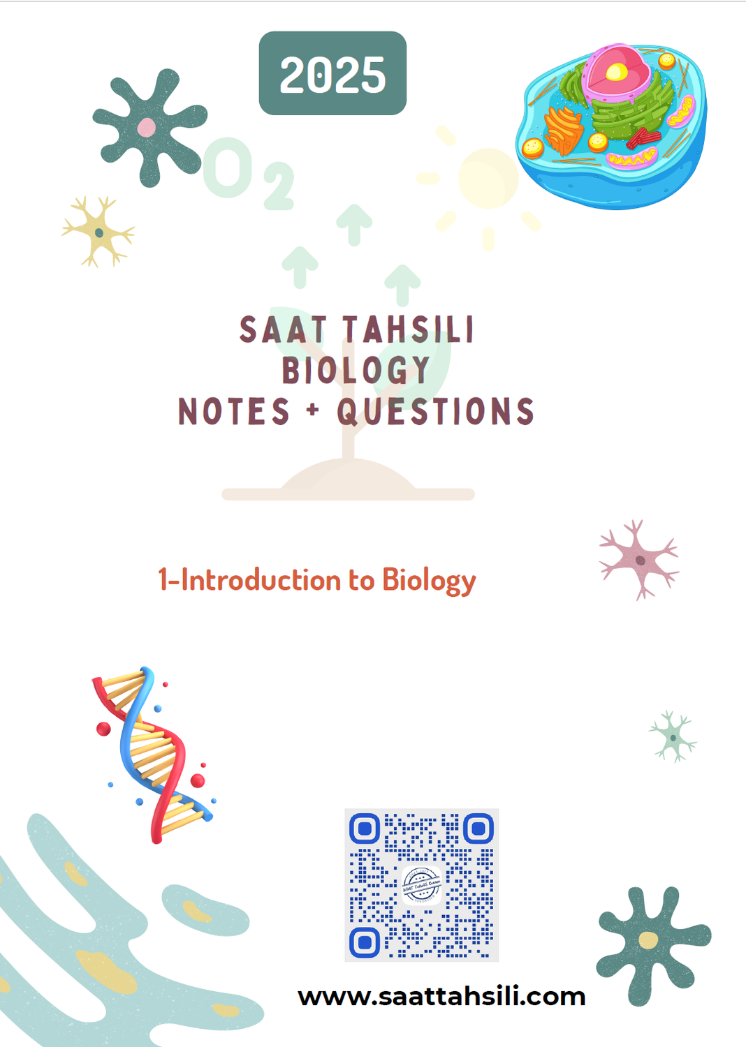 SAAT Tahsili Biology: Comprehensive Notes and Questions Booklet