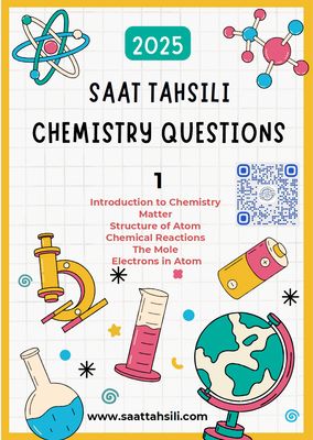 Real SAAT Tahsili Chemistry Exam Questions
