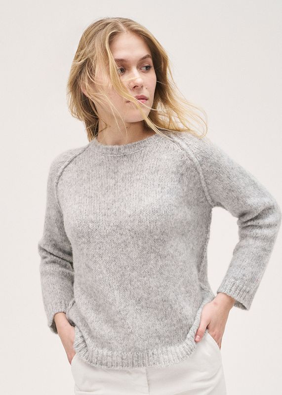 Trui Rosso35 grijs S7295