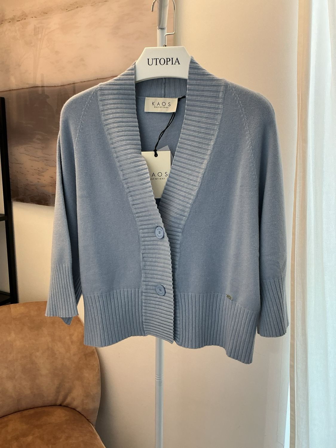 Gilet Kaos - licht blauw - model RIBPT013