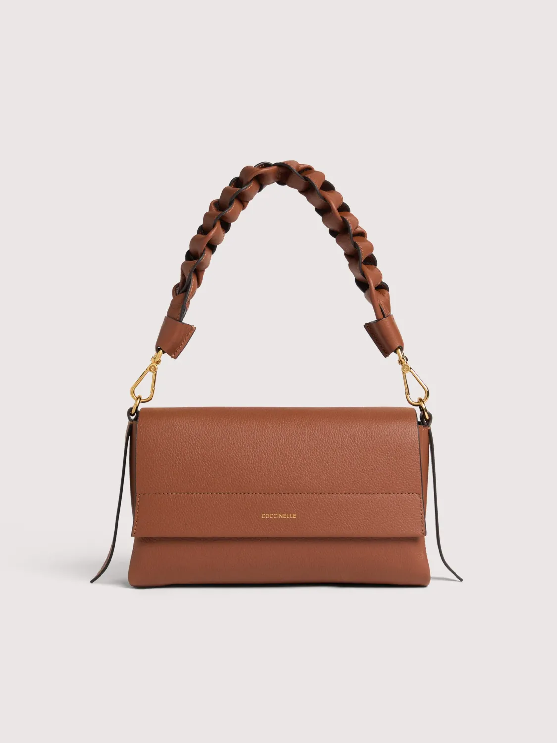 Handtas Coccinelle - model Boheme grana double - Cognac