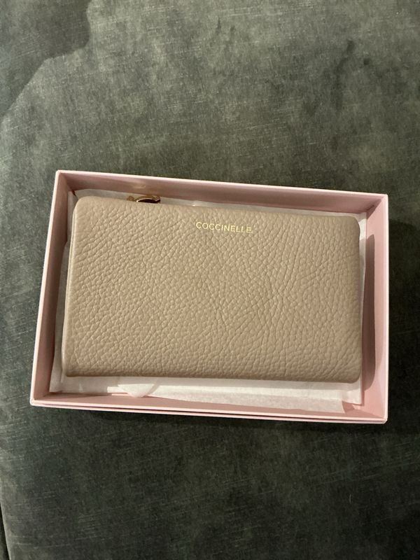 Portefeuille - Coccinelle- Taupe