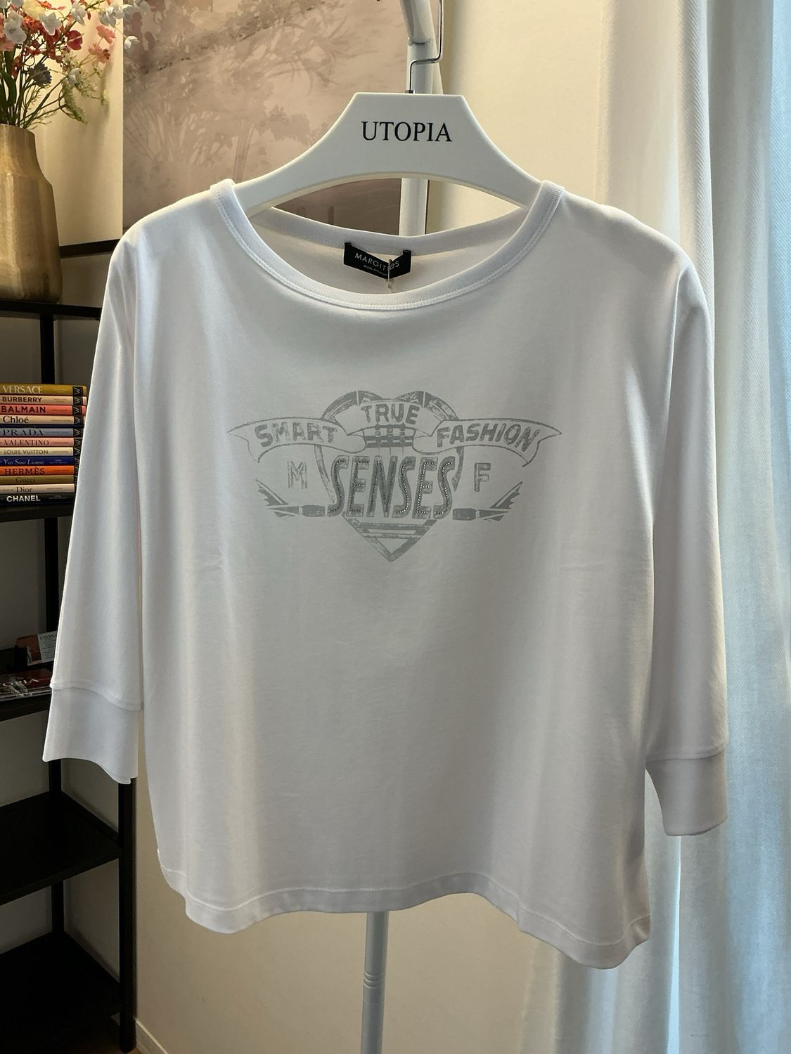 T-Shirt - Margittes - model 27490 - Wit