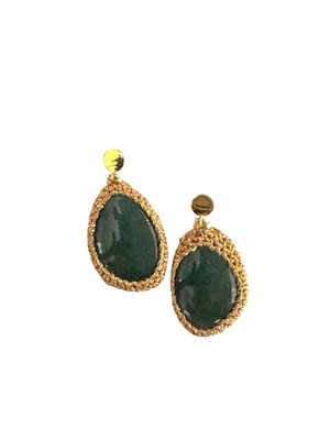 Oorbellen - ET02 - Groen- Ibu Jewels