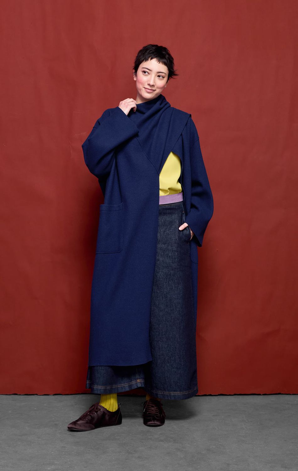 Mantel NIU model AW25304 - Camel