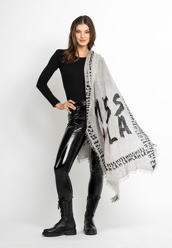 Sjaal  - Mala Alisha - model Miss Mala Grijs