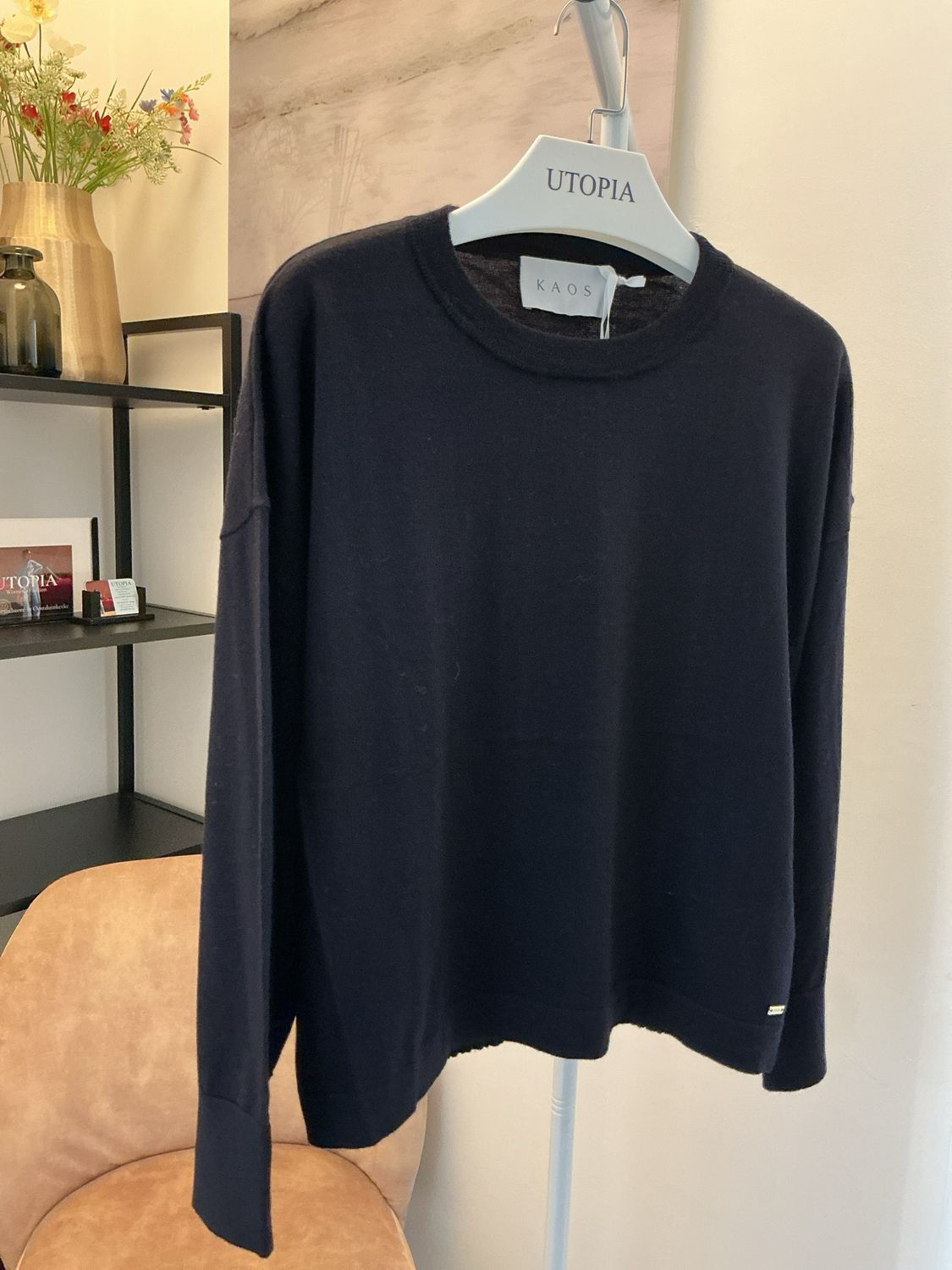Trui RI1NT026 donkerblauw Kaos