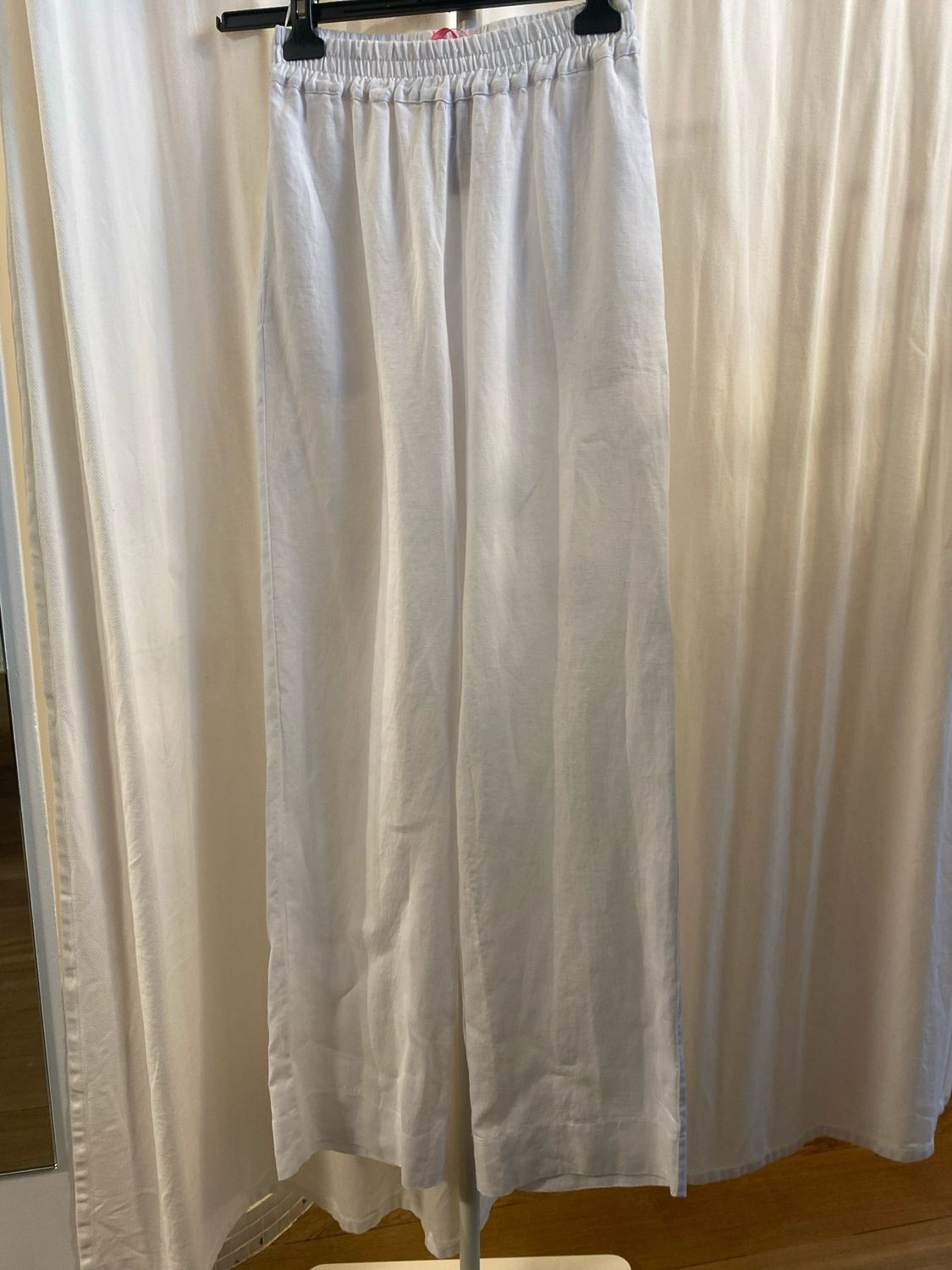 Broek 22176-001 wit  La Camicia