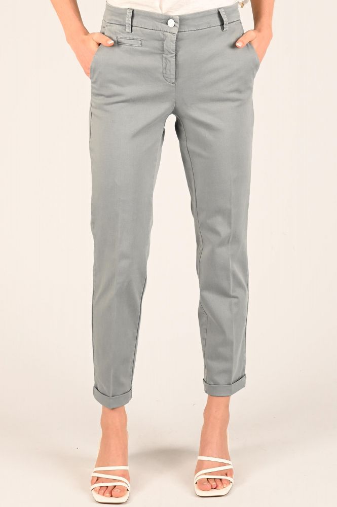 Cambio -Stella olijfkleur broek