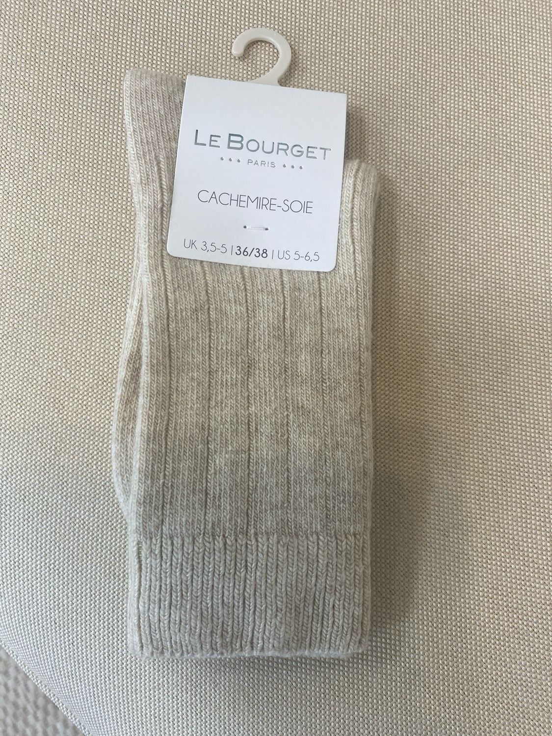 Kous 1CP1 beige Cachemire-soie