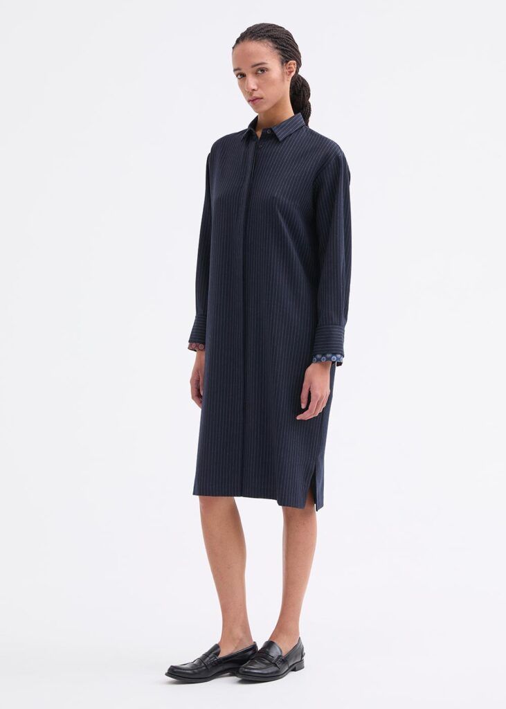 Jurk S7614V Navy - Rosso35
