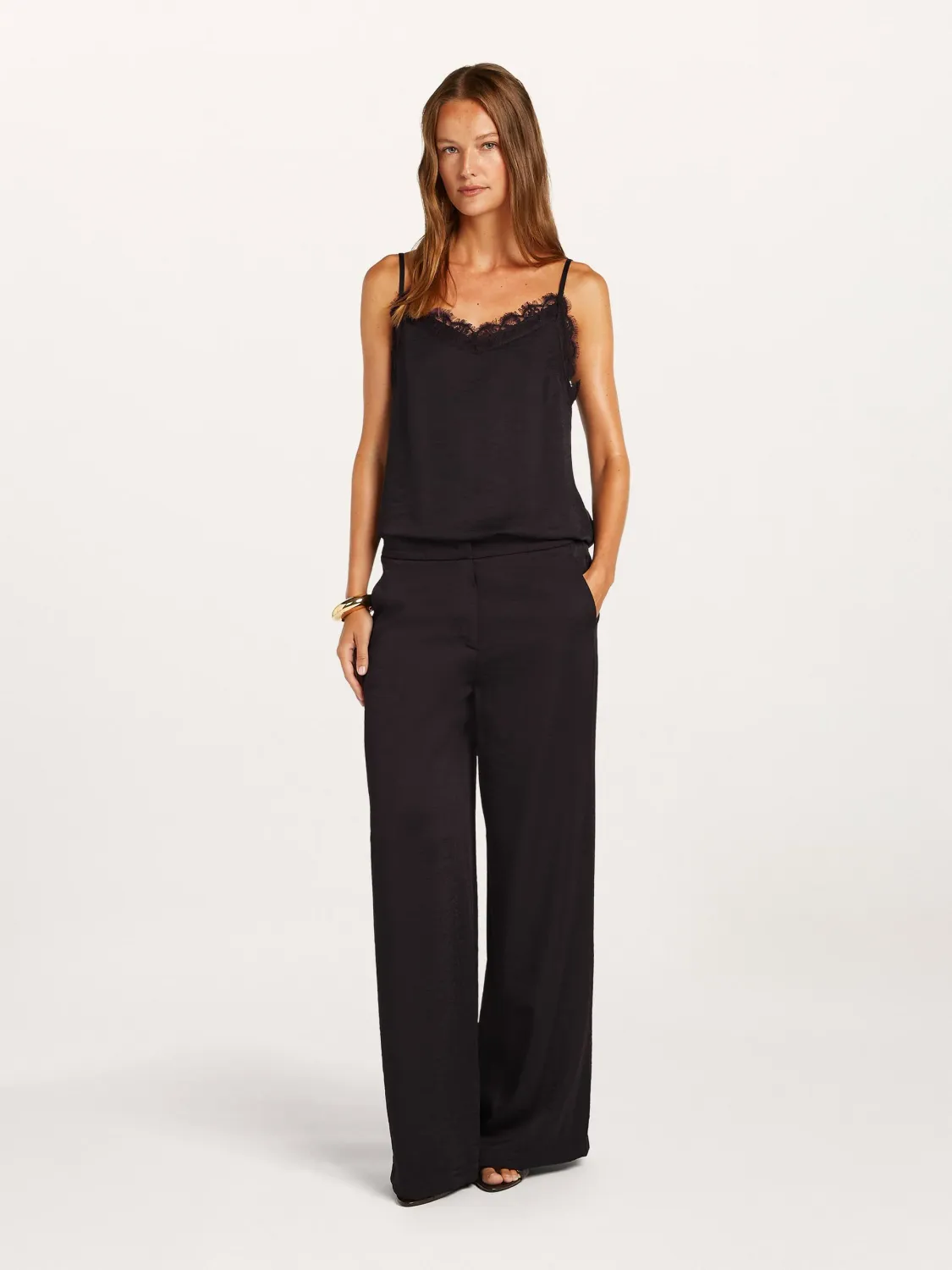 Jada Broek Plum kleur  Beaumont