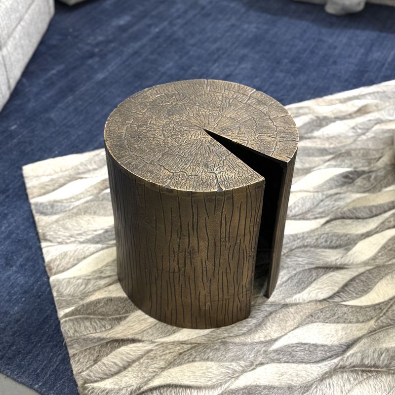 Brass Trunk Accent Table