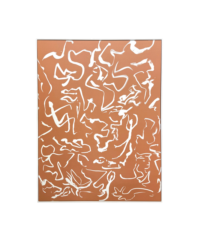 Orange Sorbet Large Wall Art