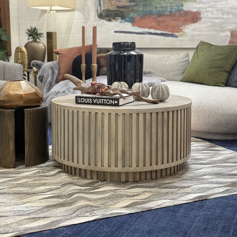 Barrel Rnd Coffee Table