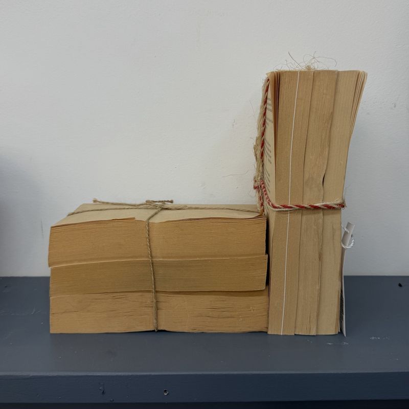Coverless Bound Books