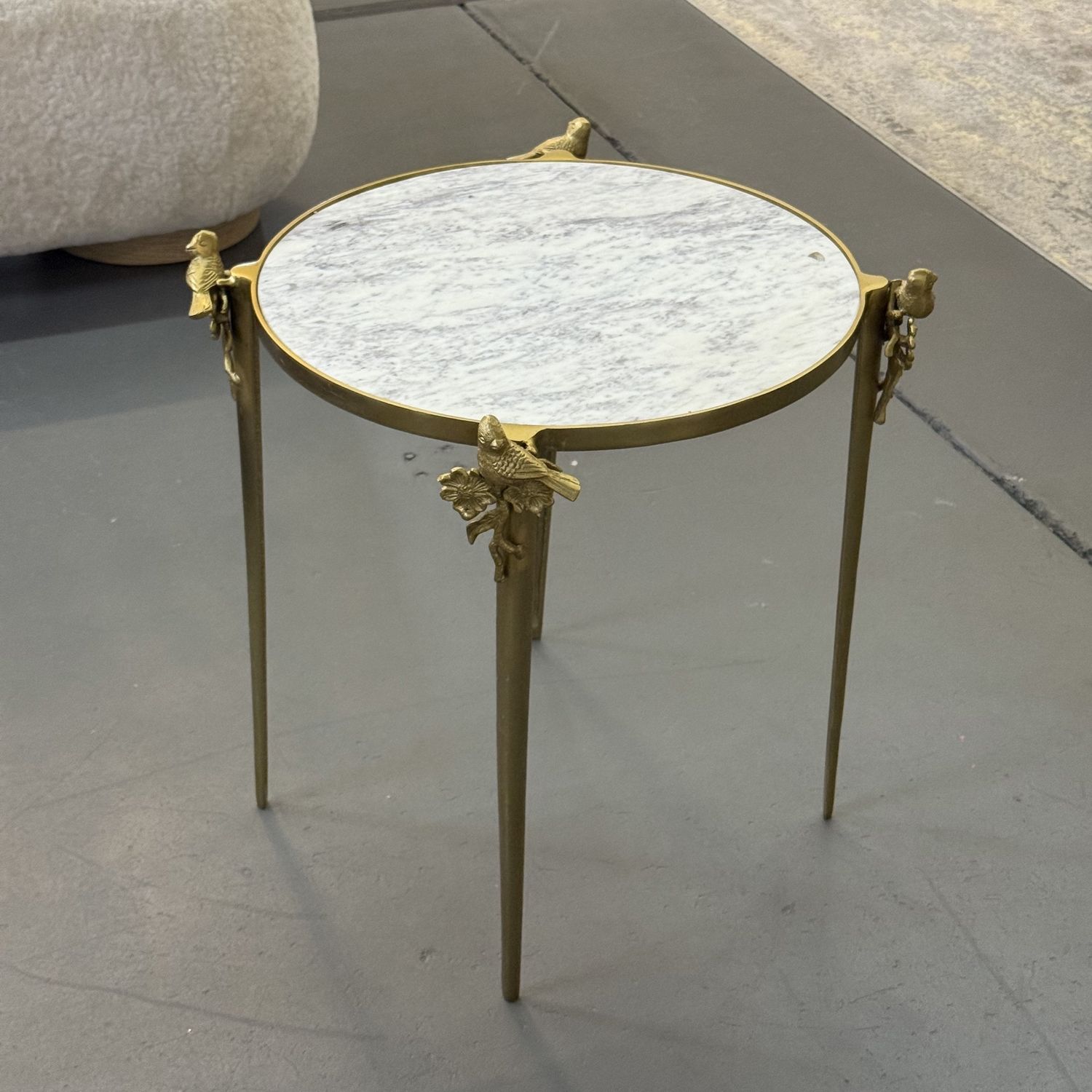 Marble/Gold Large Accent Table
