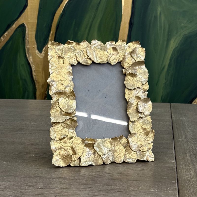 Golden Leaves Frame