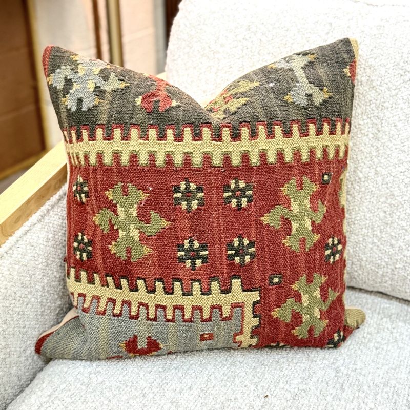 Hand Stitched Throw Pillow
