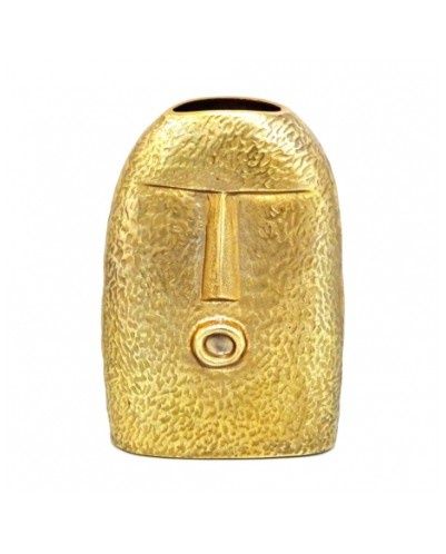 Golden Face Vase