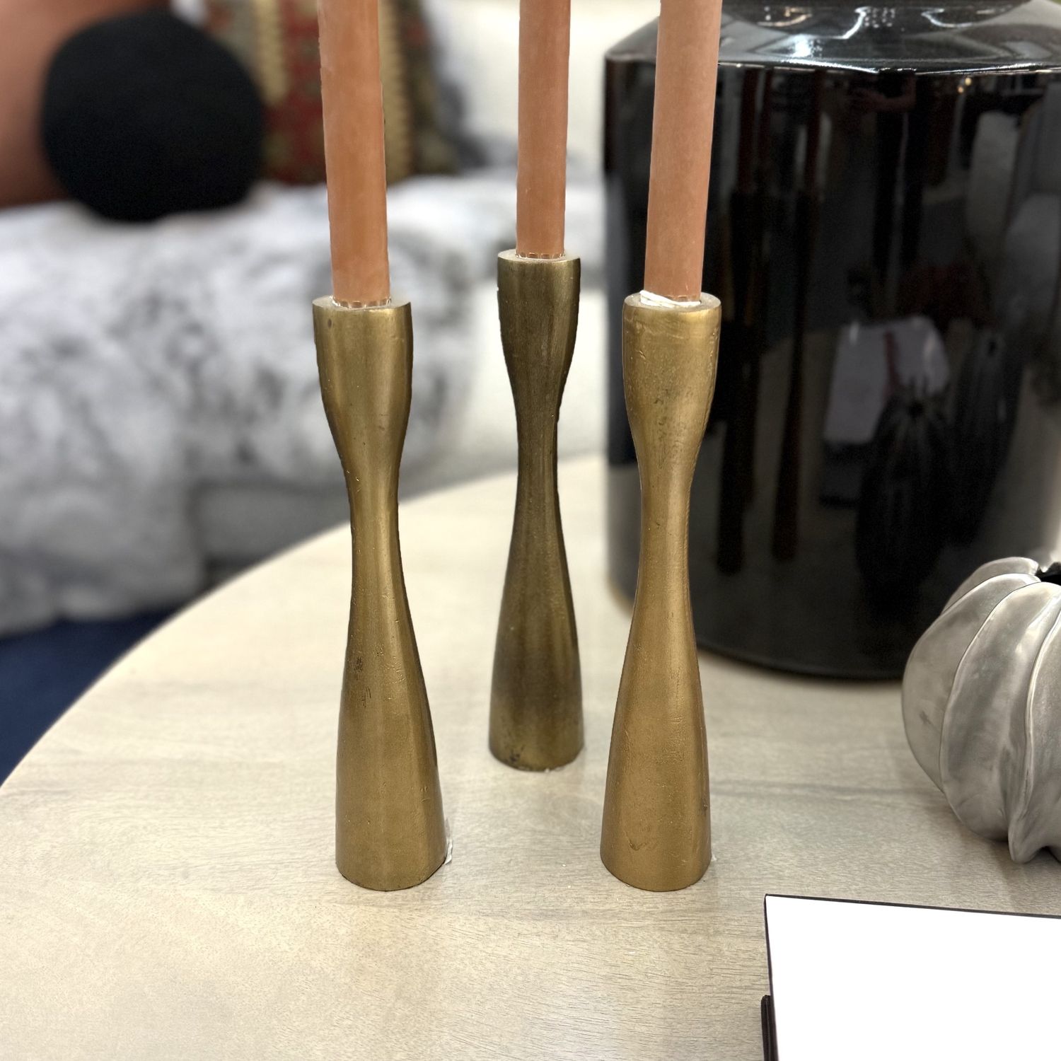 Gold Candlestick Holder