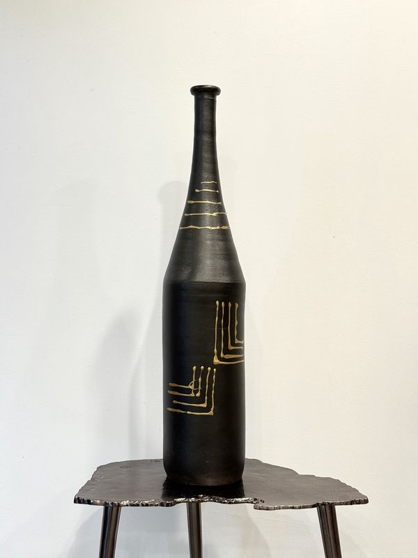 Hand Painted Abstract Vase