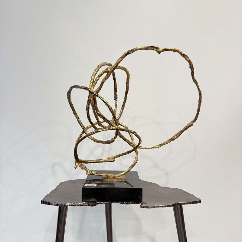Gold Hoops Sculpture