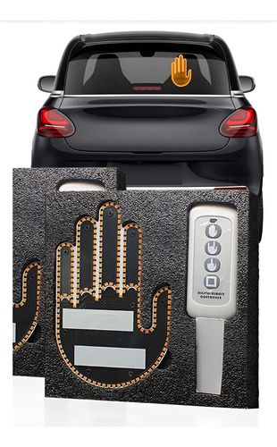 Luz Led Decorativa Para Auto Forma De Mano A Control Remoto