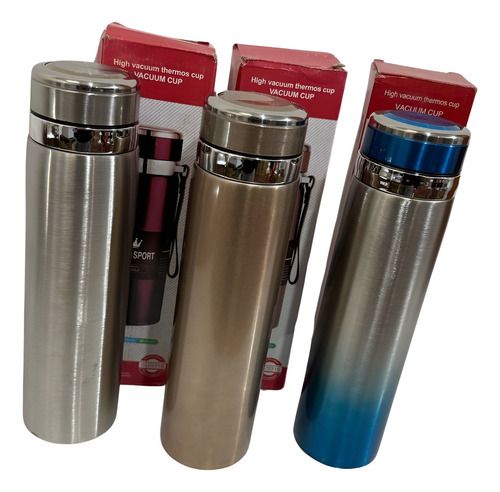 Botella De Acero Inox Termo De 1l Con Filtro Desmontable