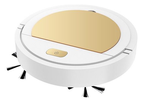 Aspiradora Robot Inteligente Inalámbrica Recargable Blanco Y Rosa