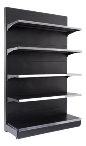 Gondola Supermercado 1,60x0,90 Negro