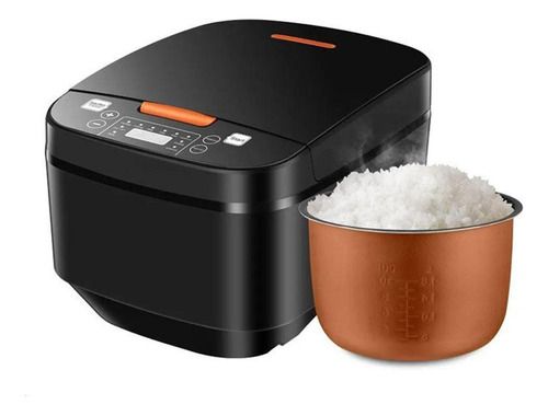 Olla Arrocera Eléctrica Inteligente 5 Litros 10 Funciones Negro 50hz