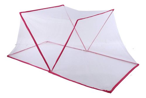 Mosquitero Malla Plegable Para Cuna Anti Mosquitos Rosa