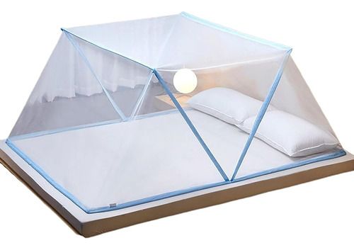 Mosquitero Malla Plegable Para Cuna Anti Mosquitos Azul Marino