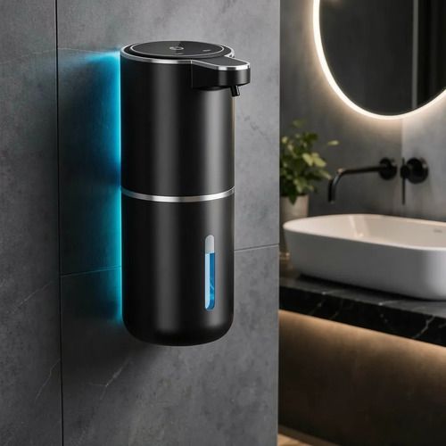 Dispensador De Jabón Automático Con Sensor Jabón Y Espuma Negro