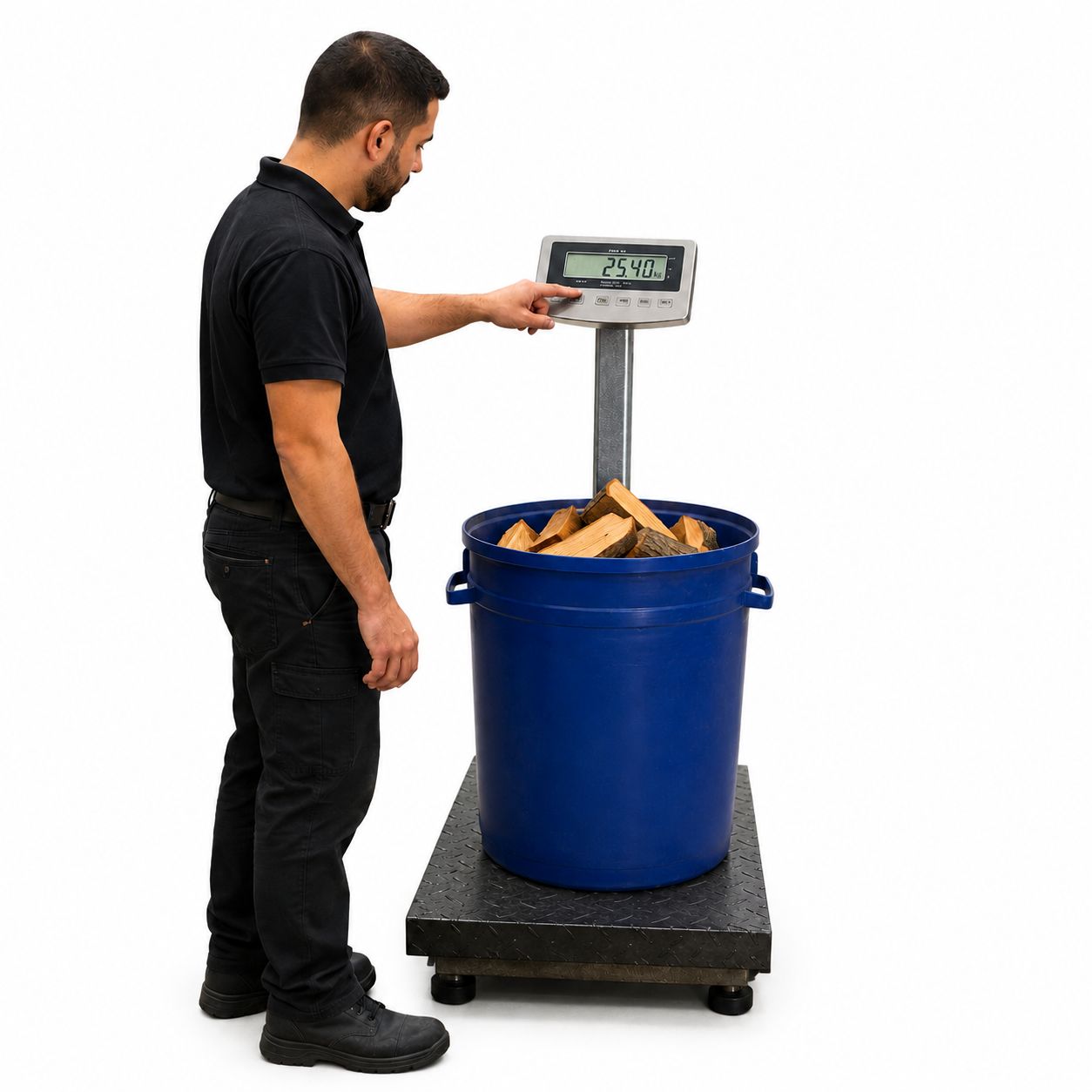 Balanza Bascula De Acero 300 Kilos Eléctrica Digital