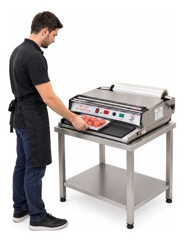 Aplicadora De Film Termoselladora Lundar De 45 Cm Acero Inox