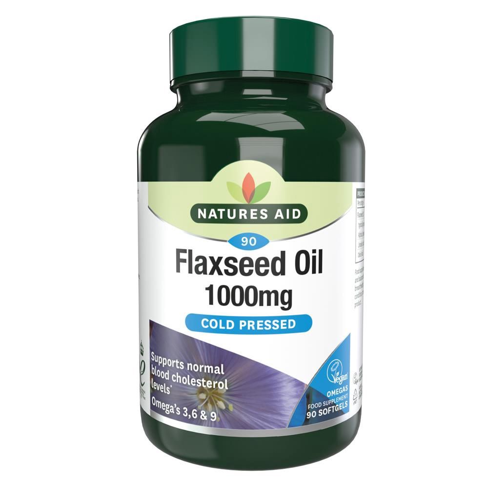 Flaxseed Oil - 1000mg Cold Pressed 90 + 45 caps