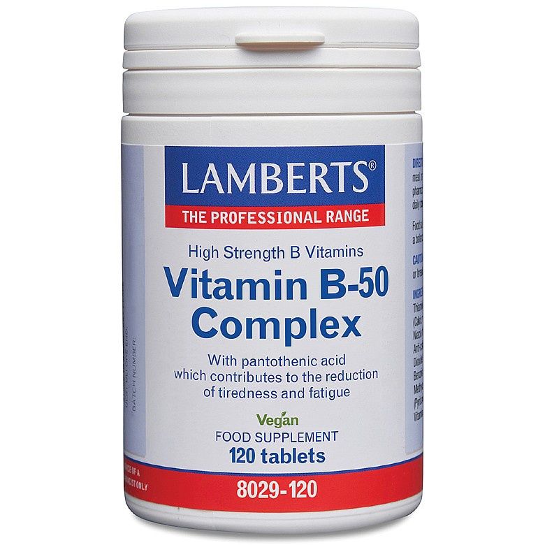 Lamberts Vitamin B-50 Complex 60 Tablets