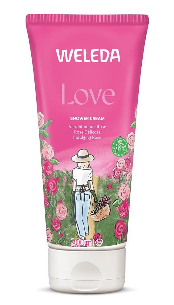 Weleda Love Pampering Shower Cream Rose 200ml