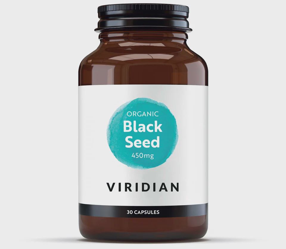 Viridian Organic Black Seed 450mg 90 Capsules