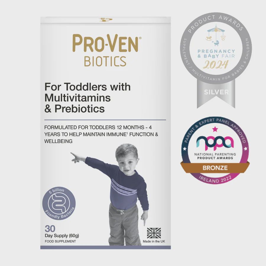 Toddler with Multivitamins