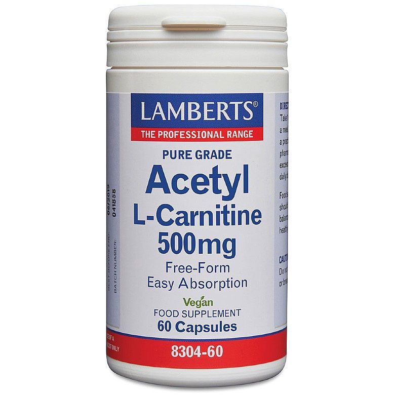 Lamberts Acetyl L-Carnitine 500mg