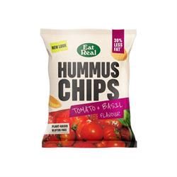 Eat Real Hummus Chips Tomato and Basil 45g bag