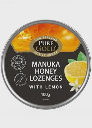 Pure Gold Manuka Honey Lozenges with Lemon