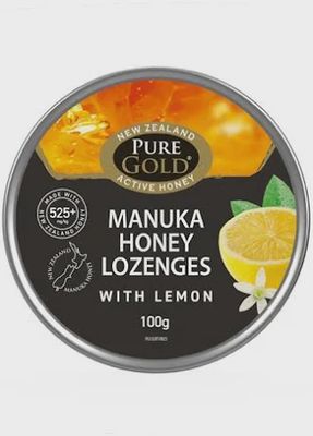 Pure Gold Manuka Honey Lozenges with Lemon