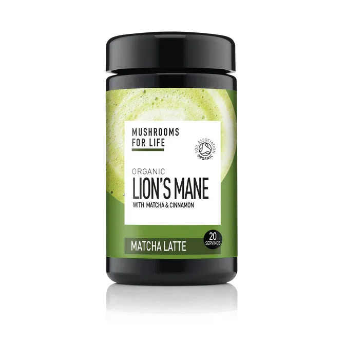 Organic Lions Mane Matcha Latte