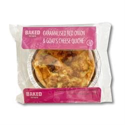 Caramalised Red Onion &amp; Goats Cheese Quiche 165g