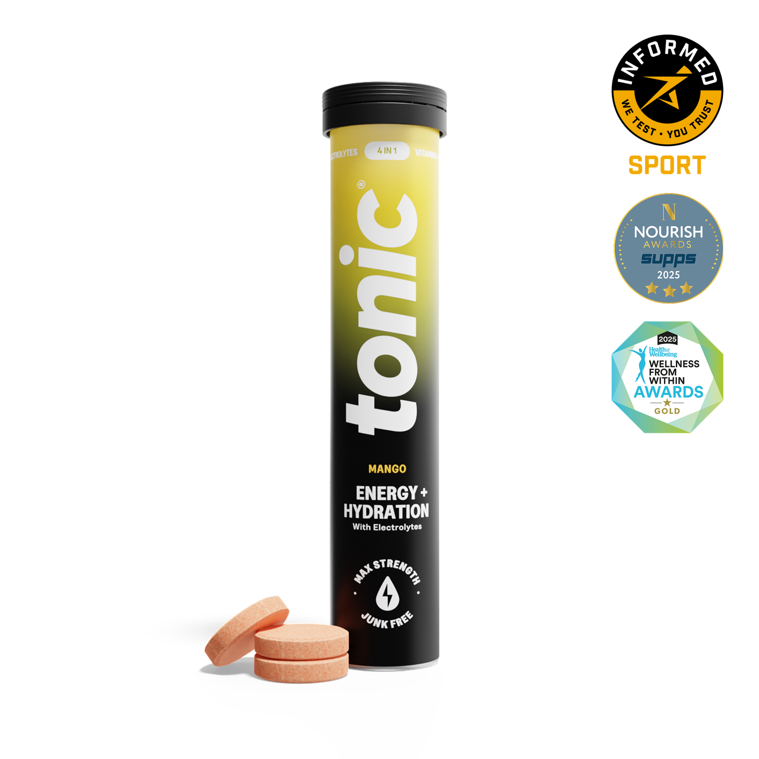 Tonic Energy &amp; Hydration | Mango